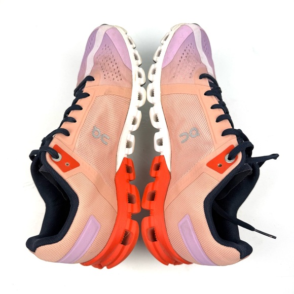 On Cloud Running Shoes‎ 7.5 Cloud Flow Rose Fiji Lace Up Womens Sneakers - Picture 5 of 10